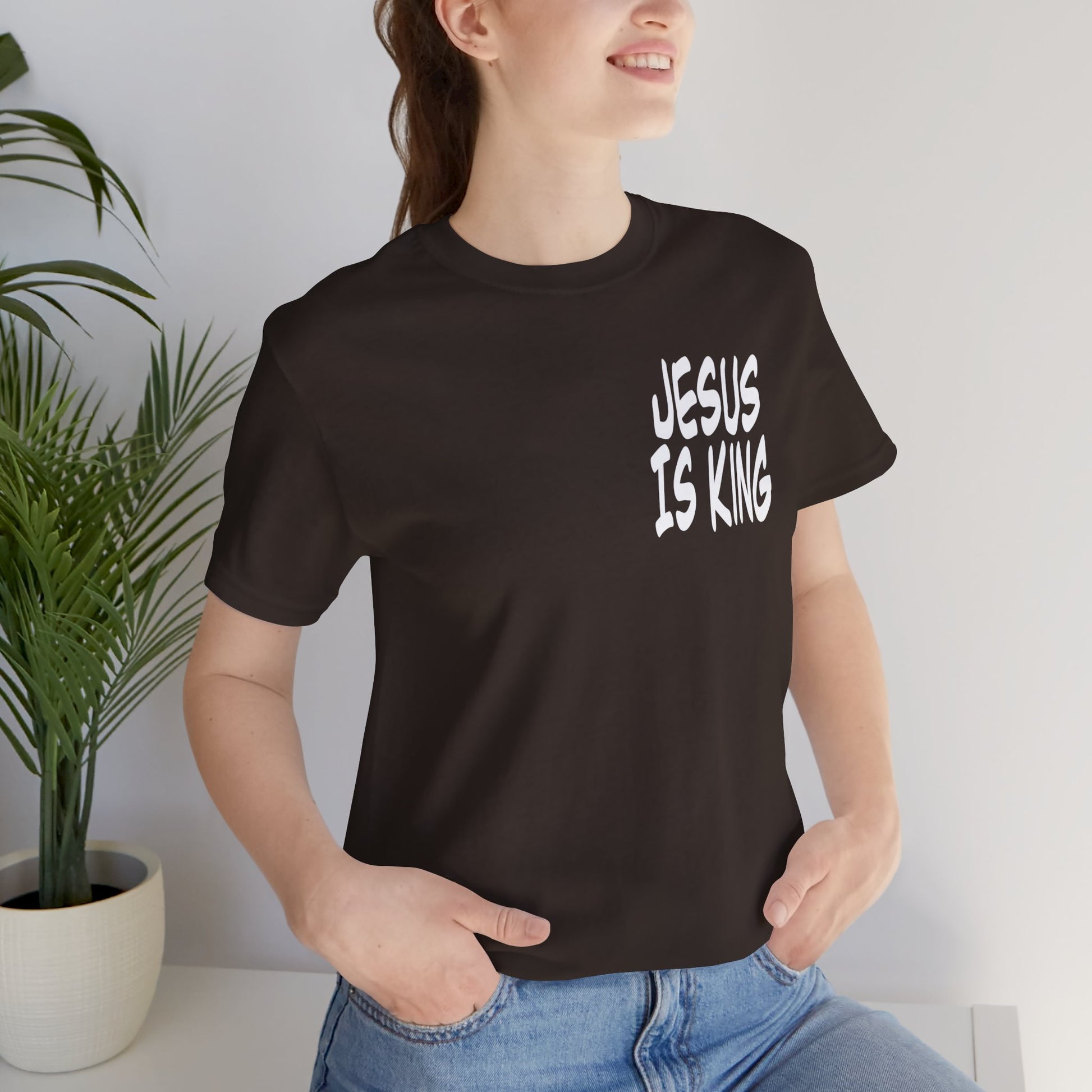 Jesus is king Short Sleeve Tee - Kingdom Culture Threads