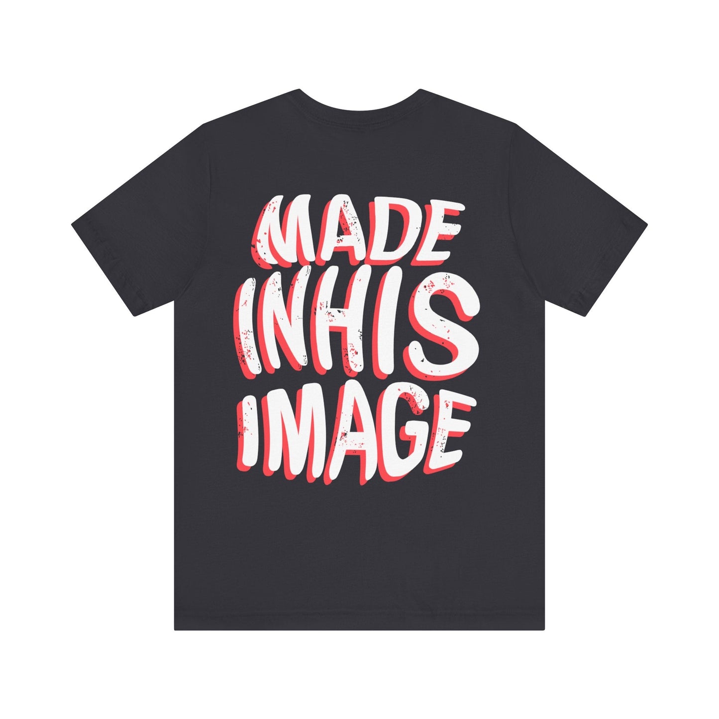 Christ Like Jersey Short Sleeve Tee (Red Font) - Kingdom Culture Threads