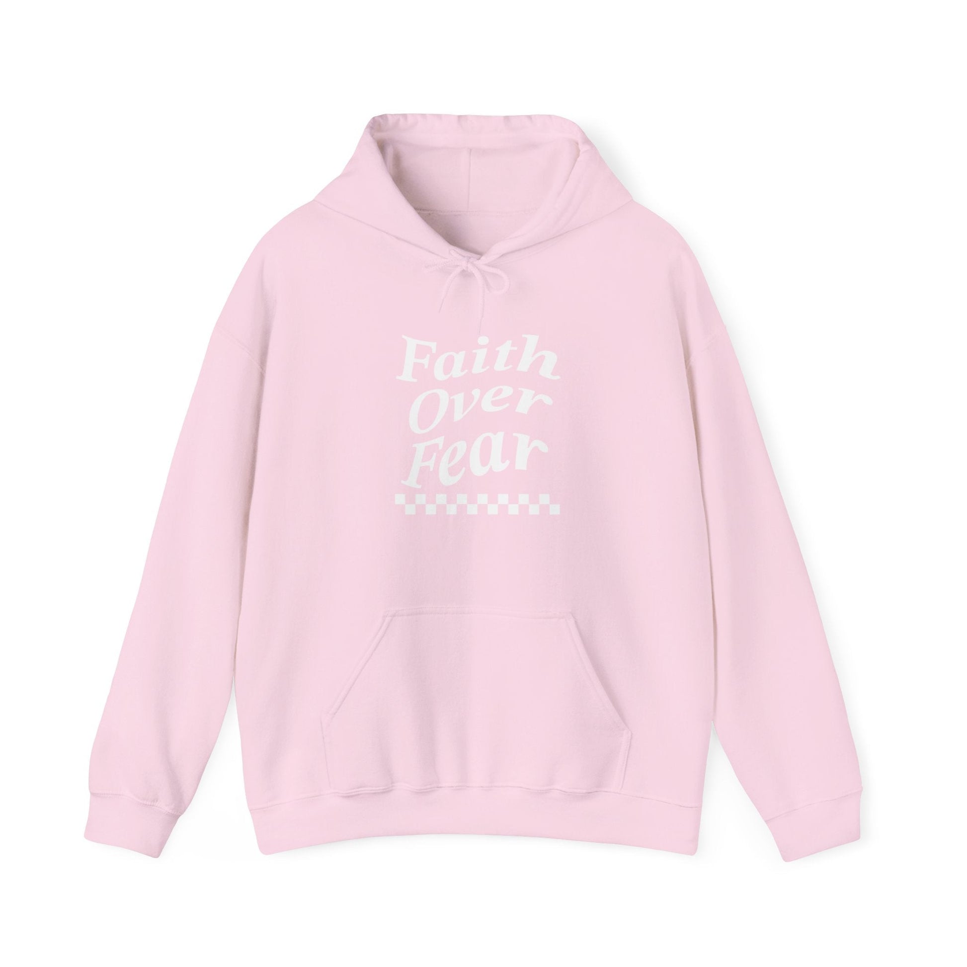 Faith over fear Heavy Blend™ Hooded Sweatshirt - Kingdom Culture Threads