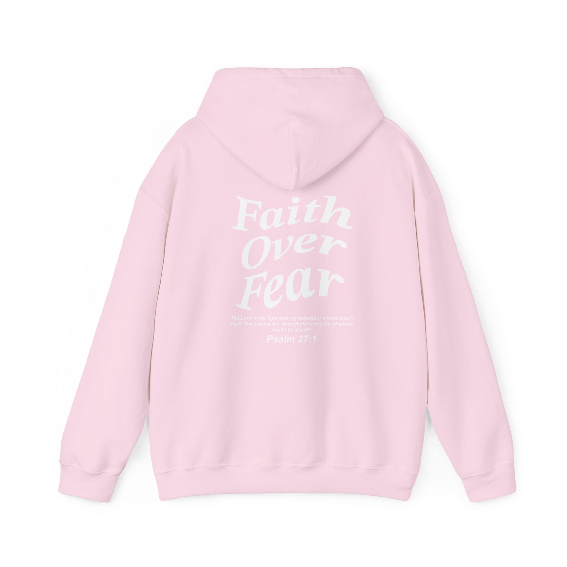 Faith over fear Heavy Blend™ Hooded Sweatshirt - Kingdom Culture Threads