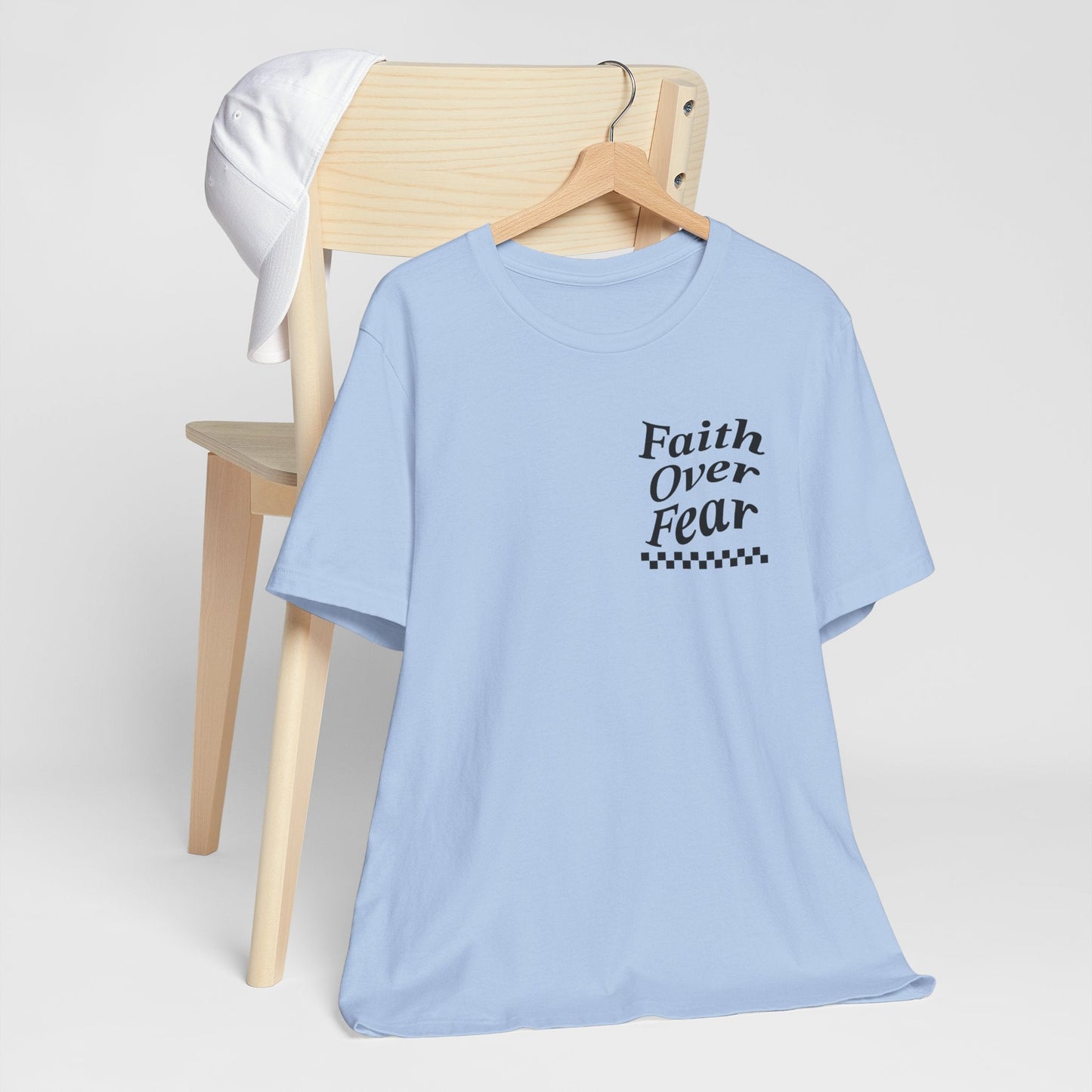 Faith Over Fear Jersey Short Sleeve Tee - Kingdom Culture Threads