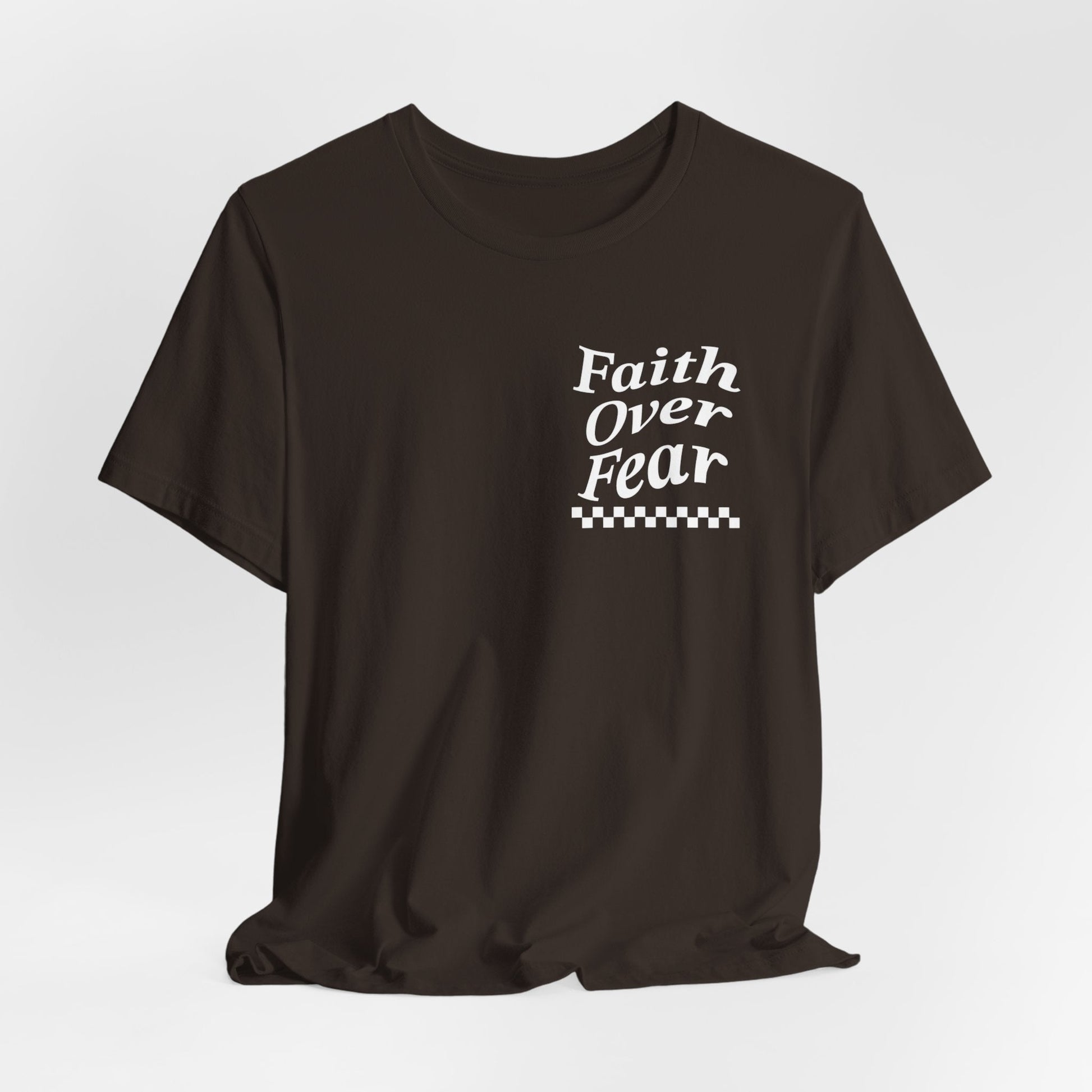 Faith Over Fear Jersey Short Sleeve Tee - Kingdom Culture Threads