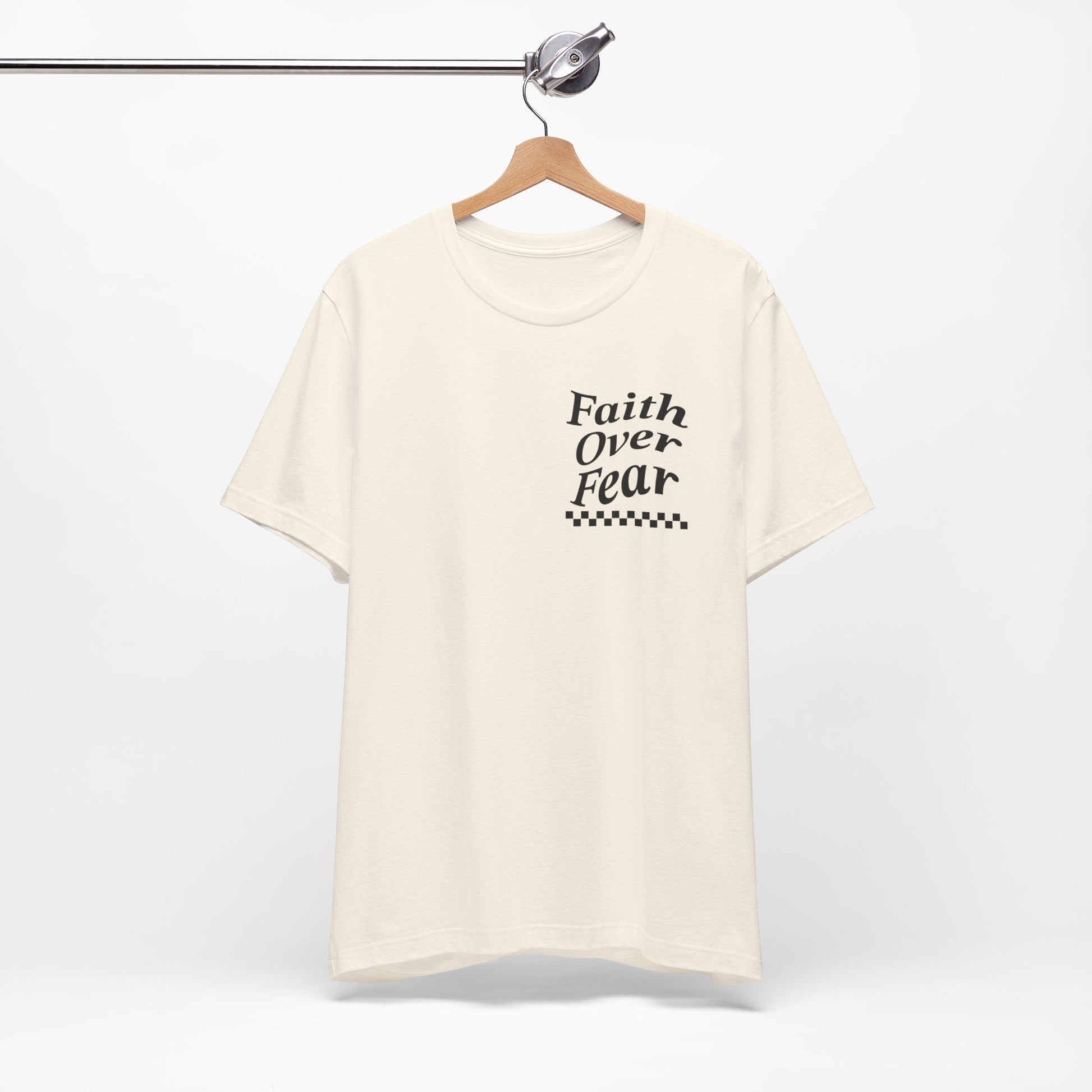 Faith Over Fear Jersey Short Sleeve Tee - Kingdom Culture Threads