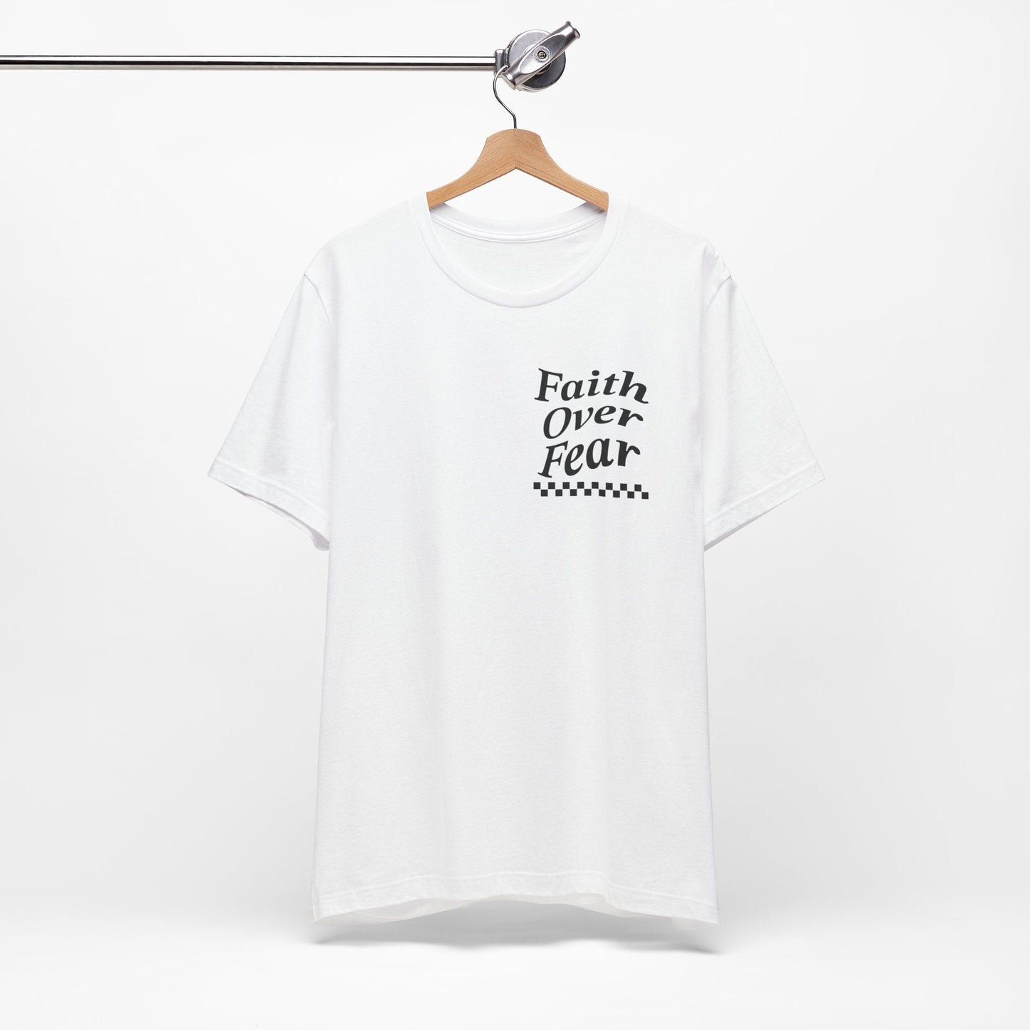 Faith Over Fear Jersey Short Sleeve Tee - Kingdom Culture Threads