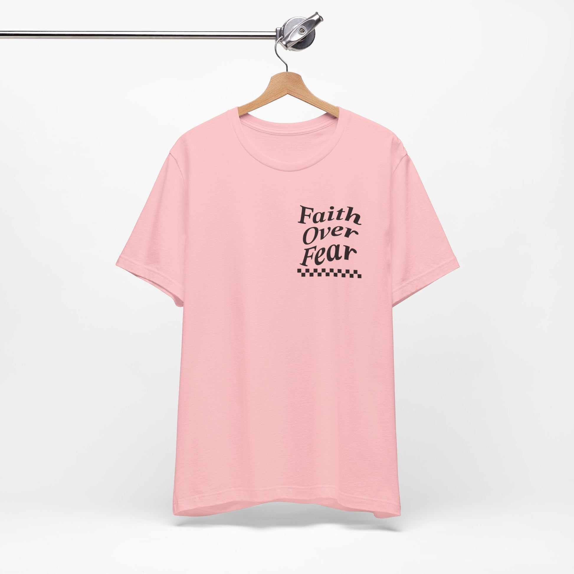 Faith Over Fear Jersey Short Sleeve Tee - Kingdom Culture Threads