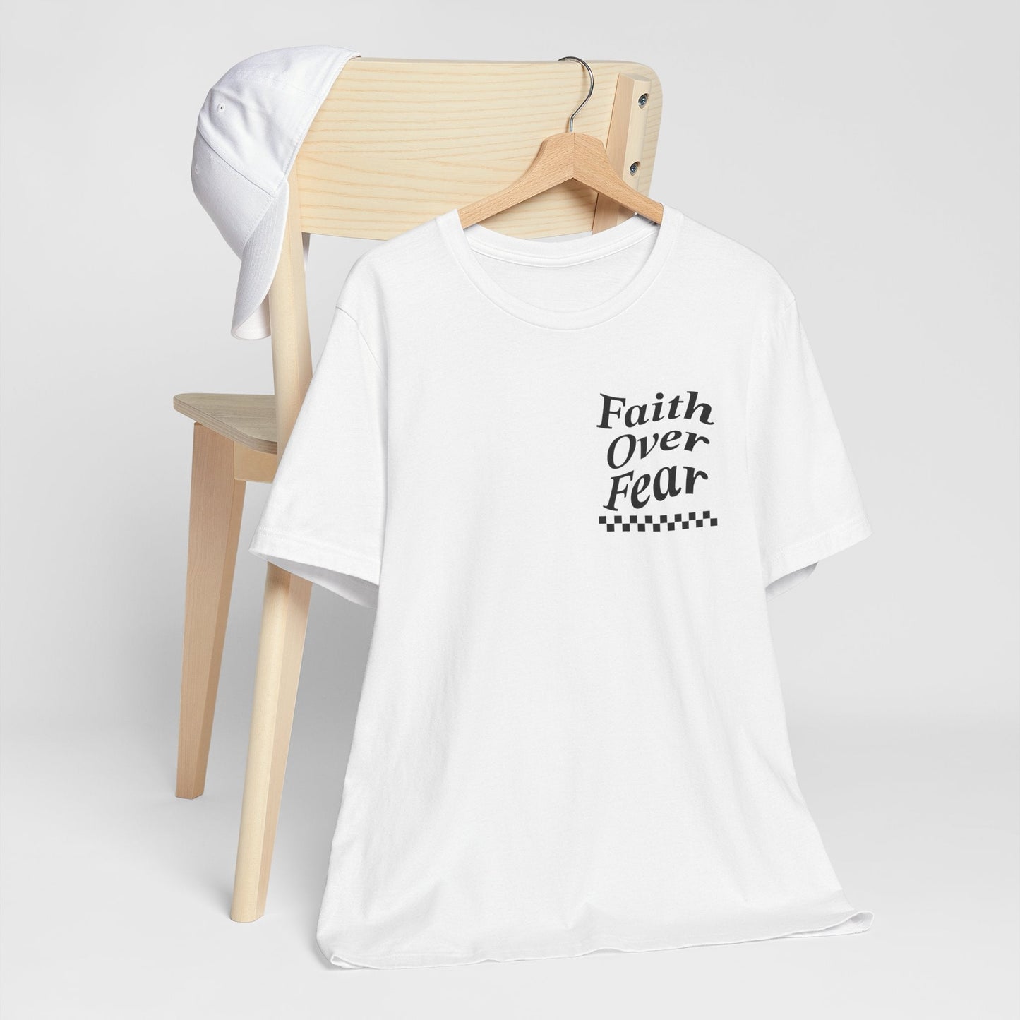 Faith Over Fear Jersey Short Sleeve Tee - Kingdom Culture Threads