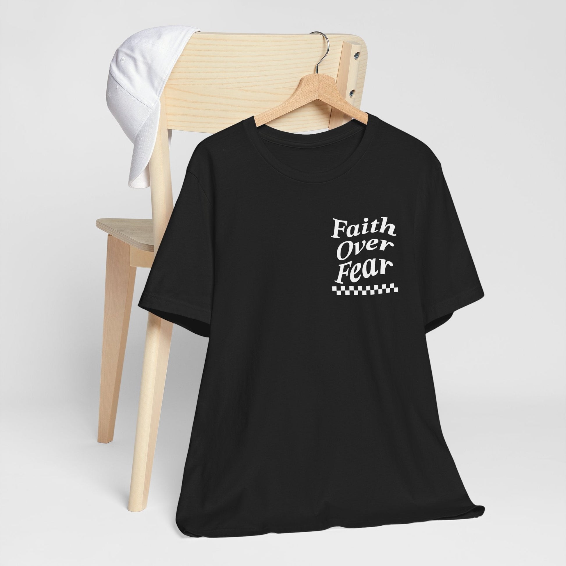 Faith Over Fear Jersey Short Sleeve Tee - Kingdom Culture Threads