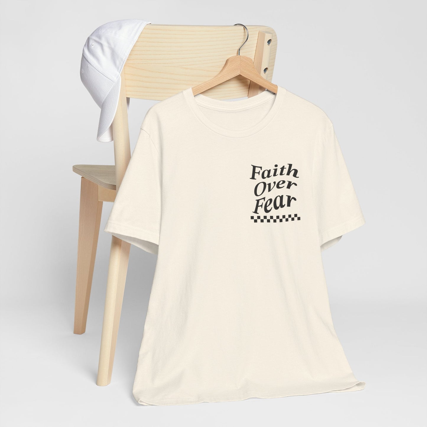 Faith Over Fear Jersey Short Sleeve Tee - Kingdom Culture Threads