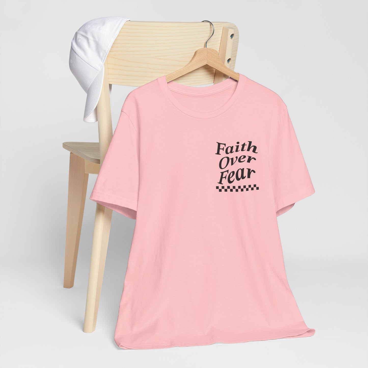 Faith Over Fear Jersey Short Sleeve Tee - Kingdom Culture Threads