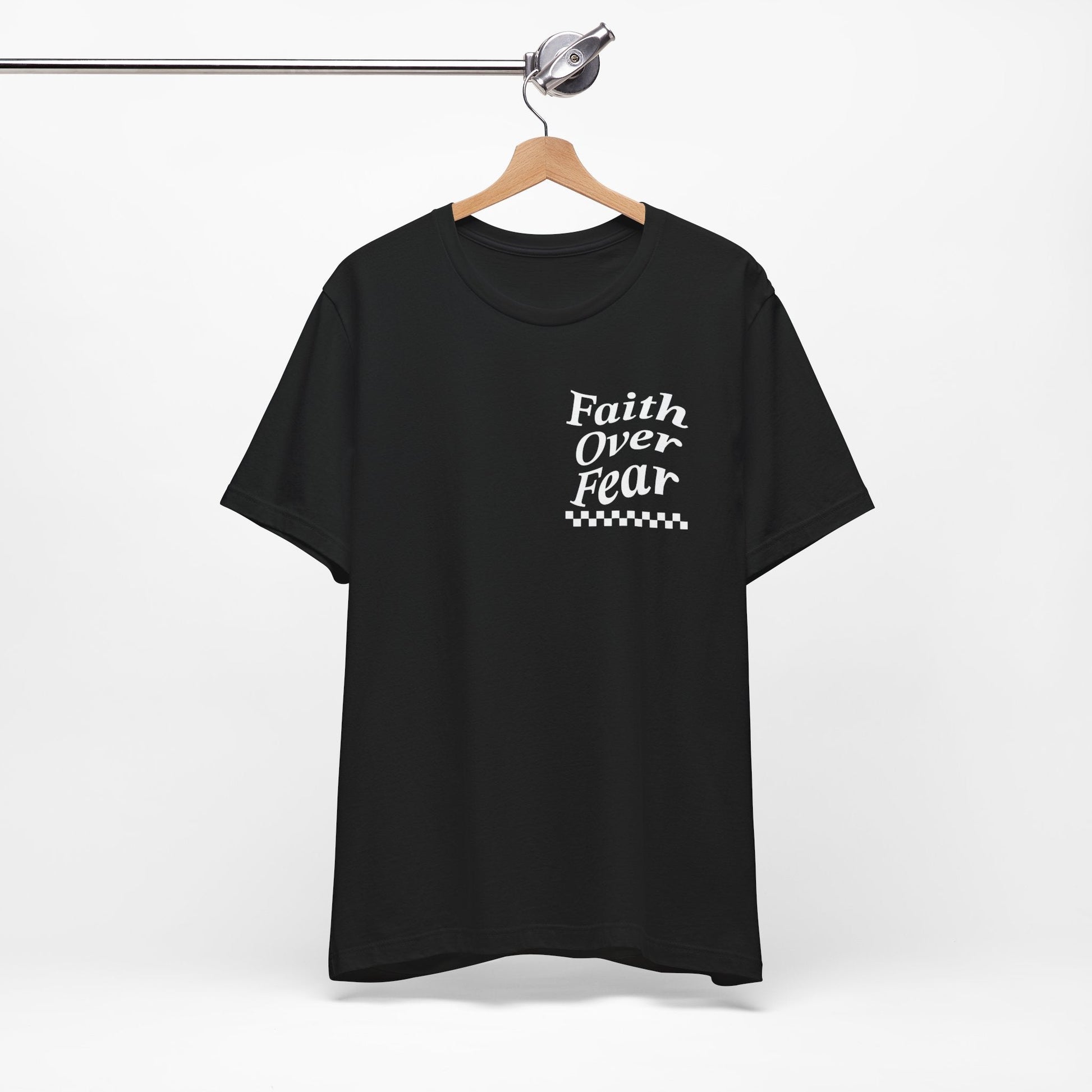 Faith Over Fear Jersey Short Sleeve Tee - Kingdom Culture Threads