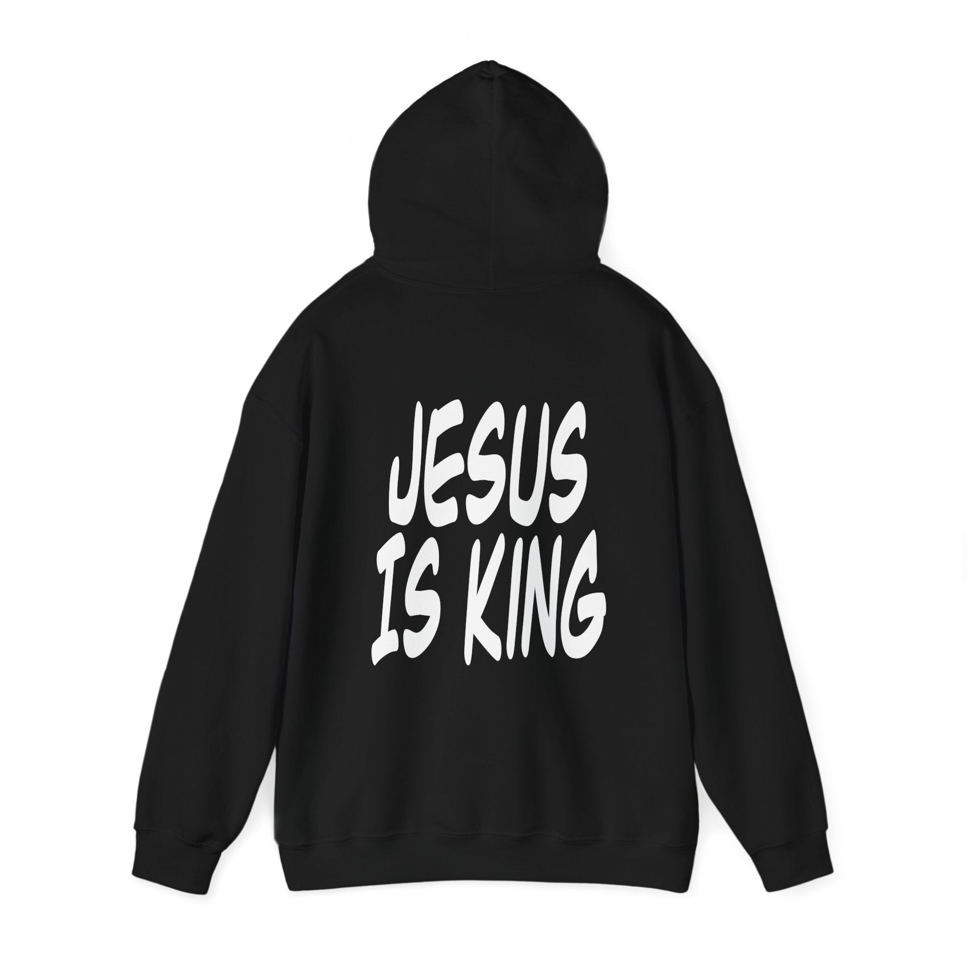 Jesus is king Heavy Blend™ Hooded Sweatshirt - Kingdom Culture Threads