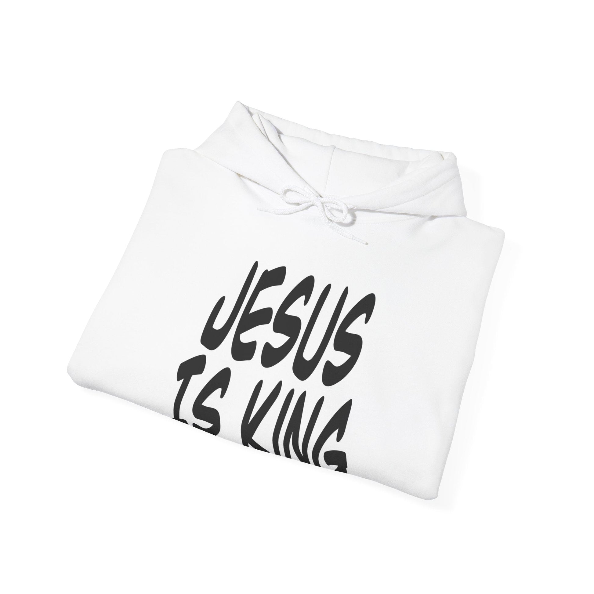 Jesus is king Heavy Blend™ Hooded Sweatshirt - Kingdom Culture Threads