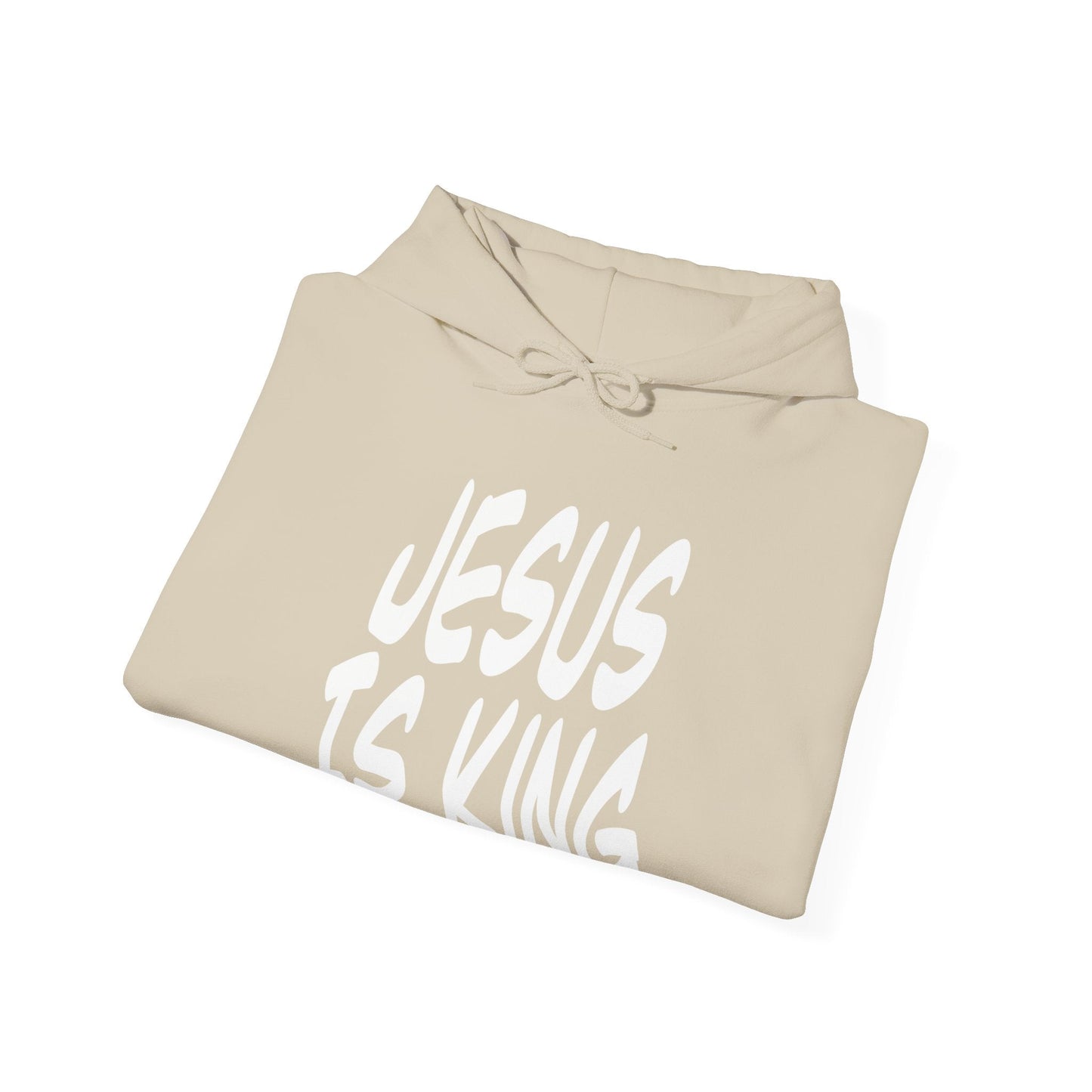 Jesus is king Heavy Blend™ Hooded Sweatshirt - Kingdom Culture Threads