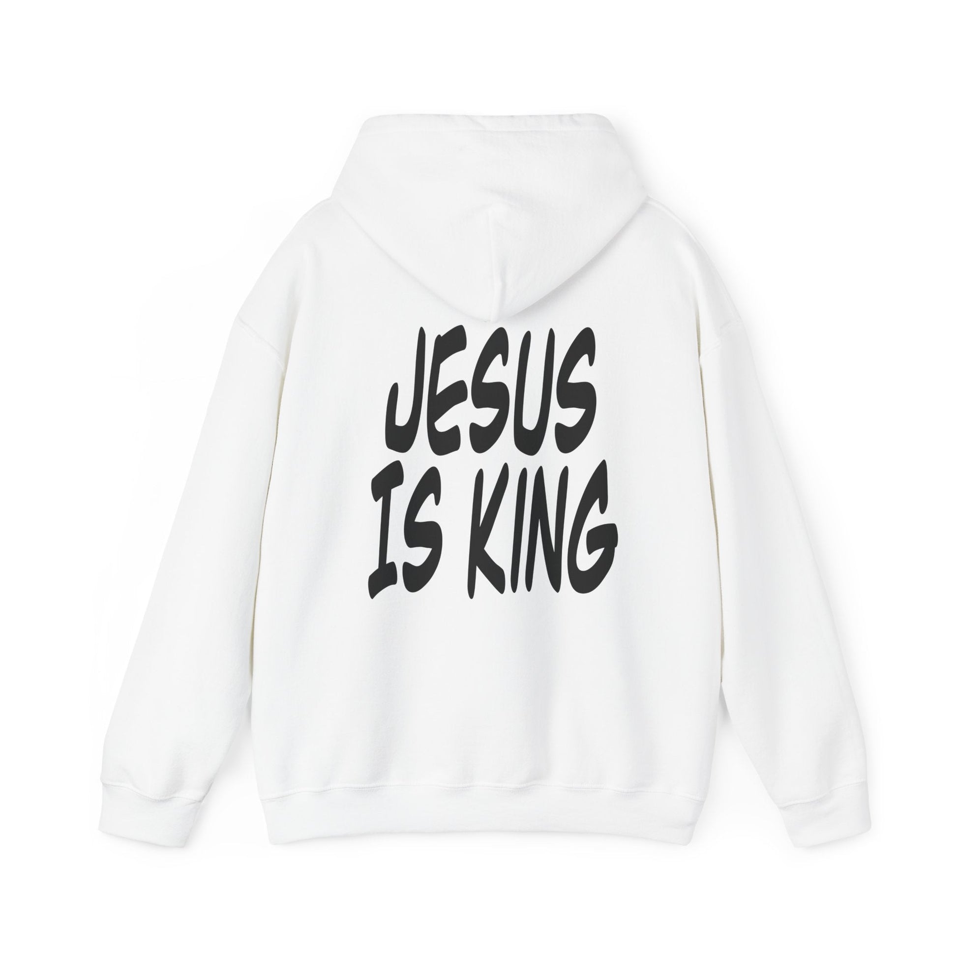 Jesus is king Heavy Blend™ Hooded Sweatshirt - Kingdom Culture Threads