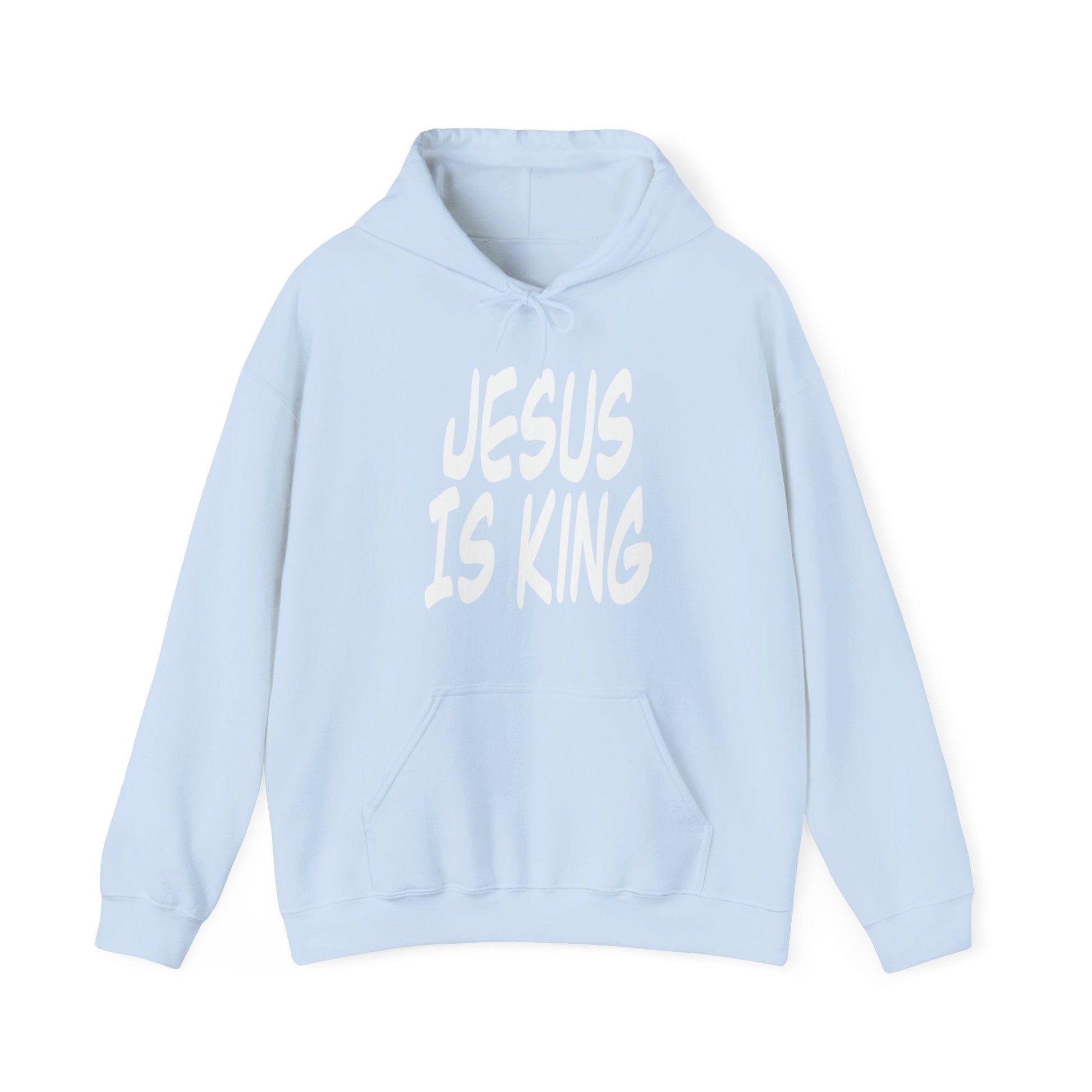 Jesus is king Heavy Blend™ Hooded Sweatshirt - Kingdom Culture Threads