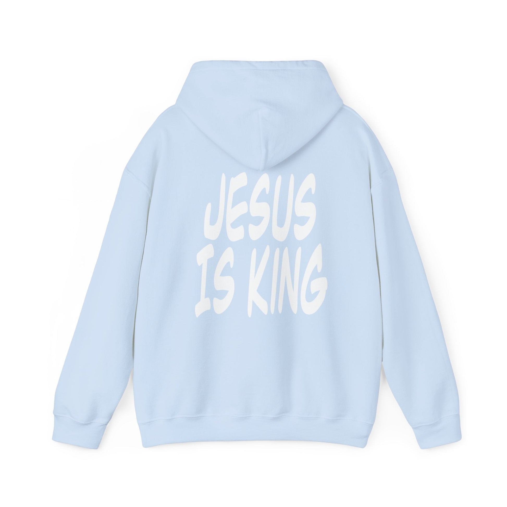 Jesus is king Heavy Blend™ Hooded Sweatshirt - Kingdom Culture Threads