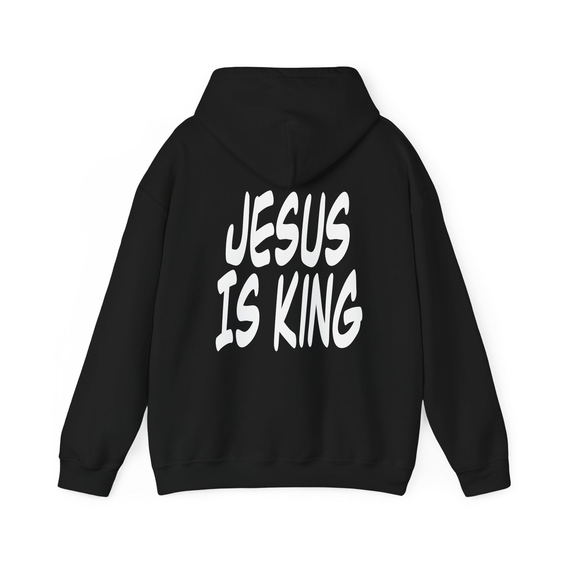 Jesus is king Heavy Blend™ Hooded Sweatshirt - Kingdom Culture Threads