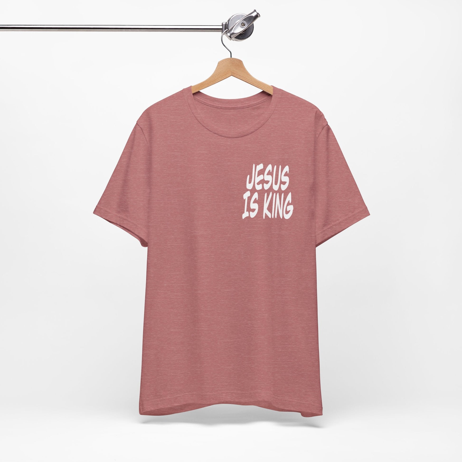 Jesus is king Short Sleeve Tee - Kingdom Culture Threads