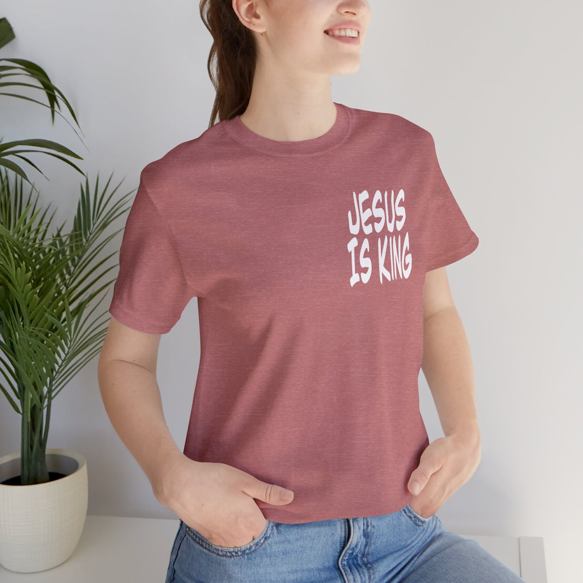 Jesus is king Short Sleeve Tee - Kingdom Culture Threads