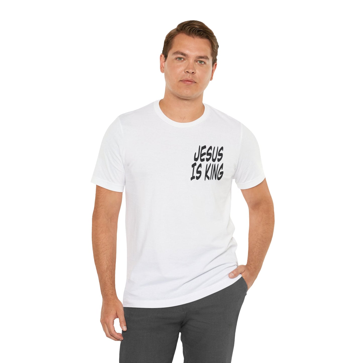 Jesus is king Short Sleeve Tee - Kingdom Culture Threads