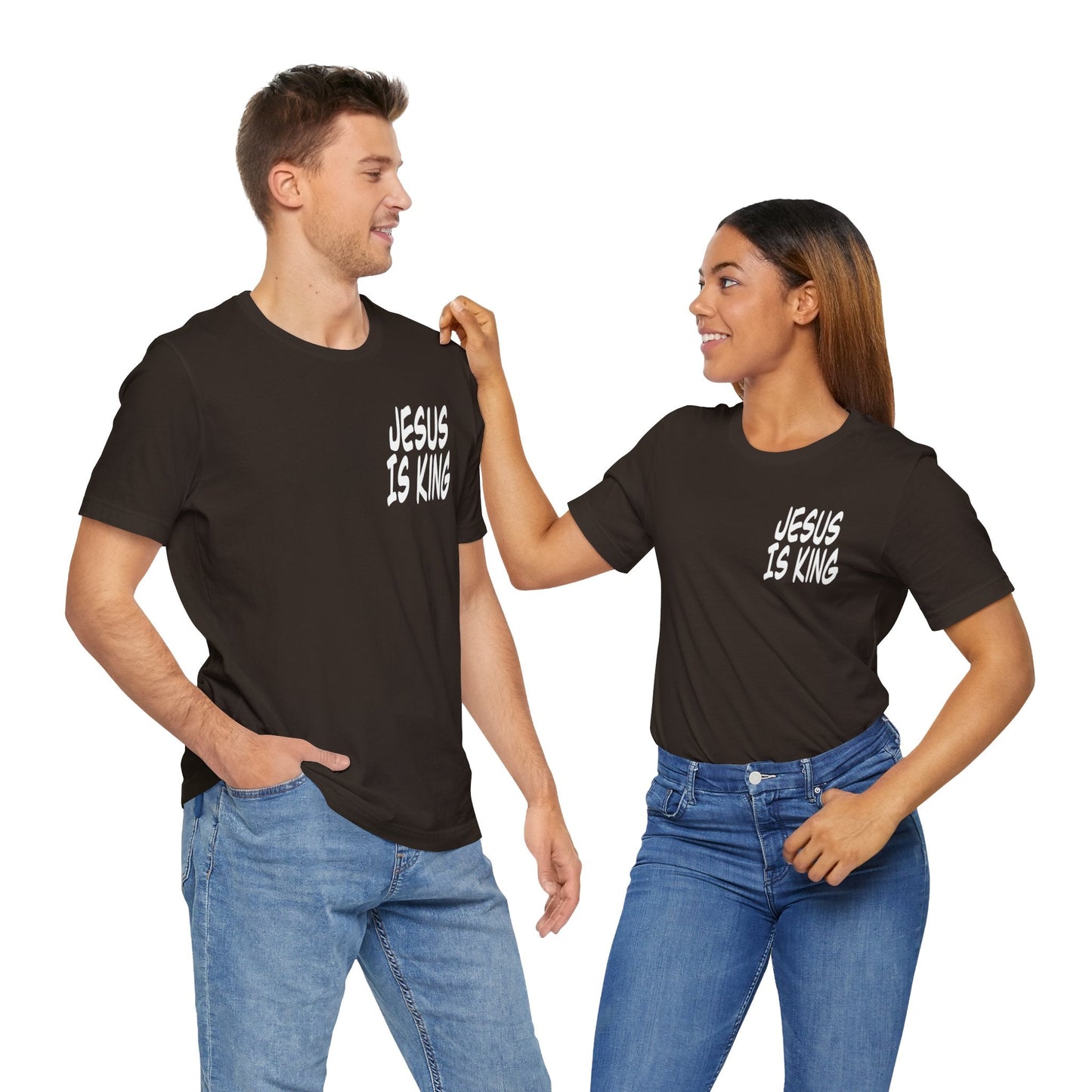 Jesus is king Short Sleeve Tee - Kingdom Culture Threads