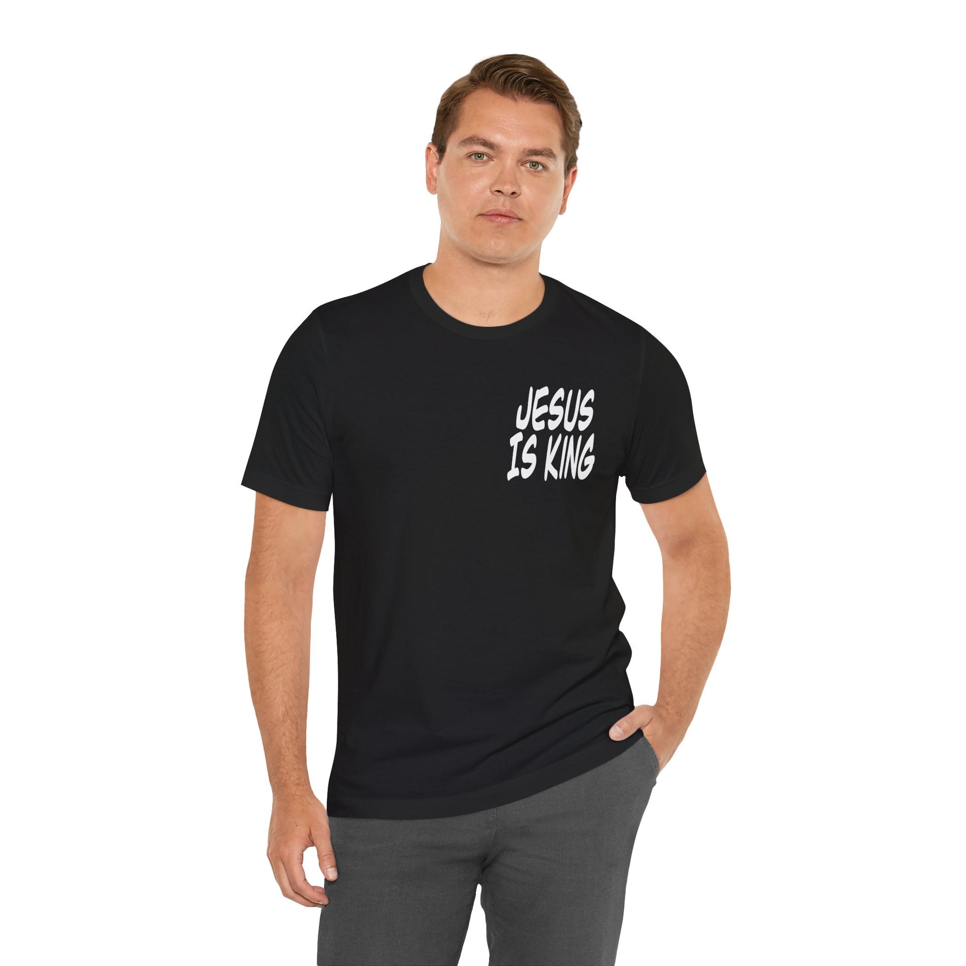 Jesus is king Short Sleeve Tee - Kingdom Culture Threads