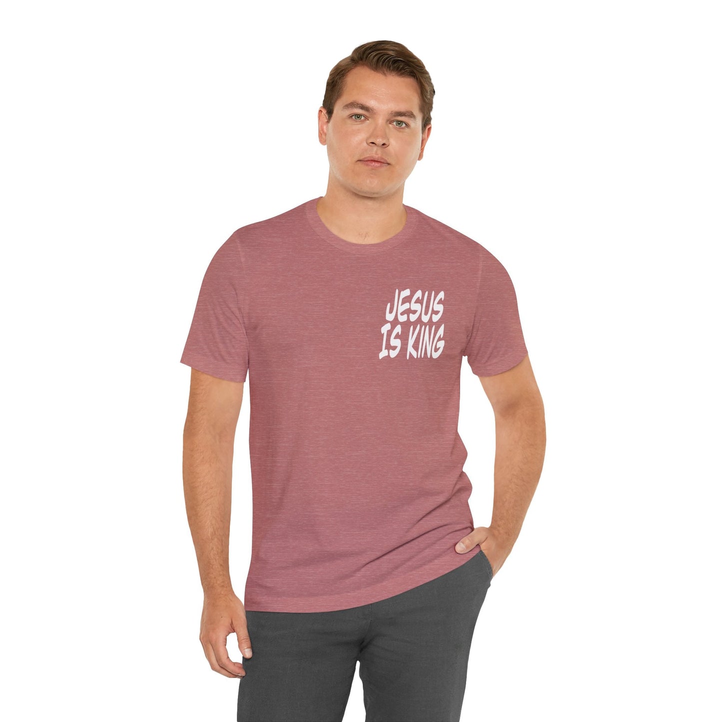 Jesus is king Short Sleeve Tee - Kingdom Culture Threads