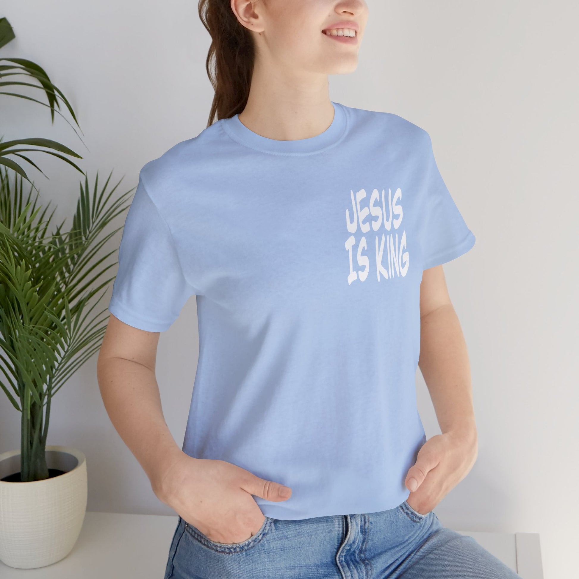 Jesus is king Short Sleeve Tee - Kingdom Culture Threads