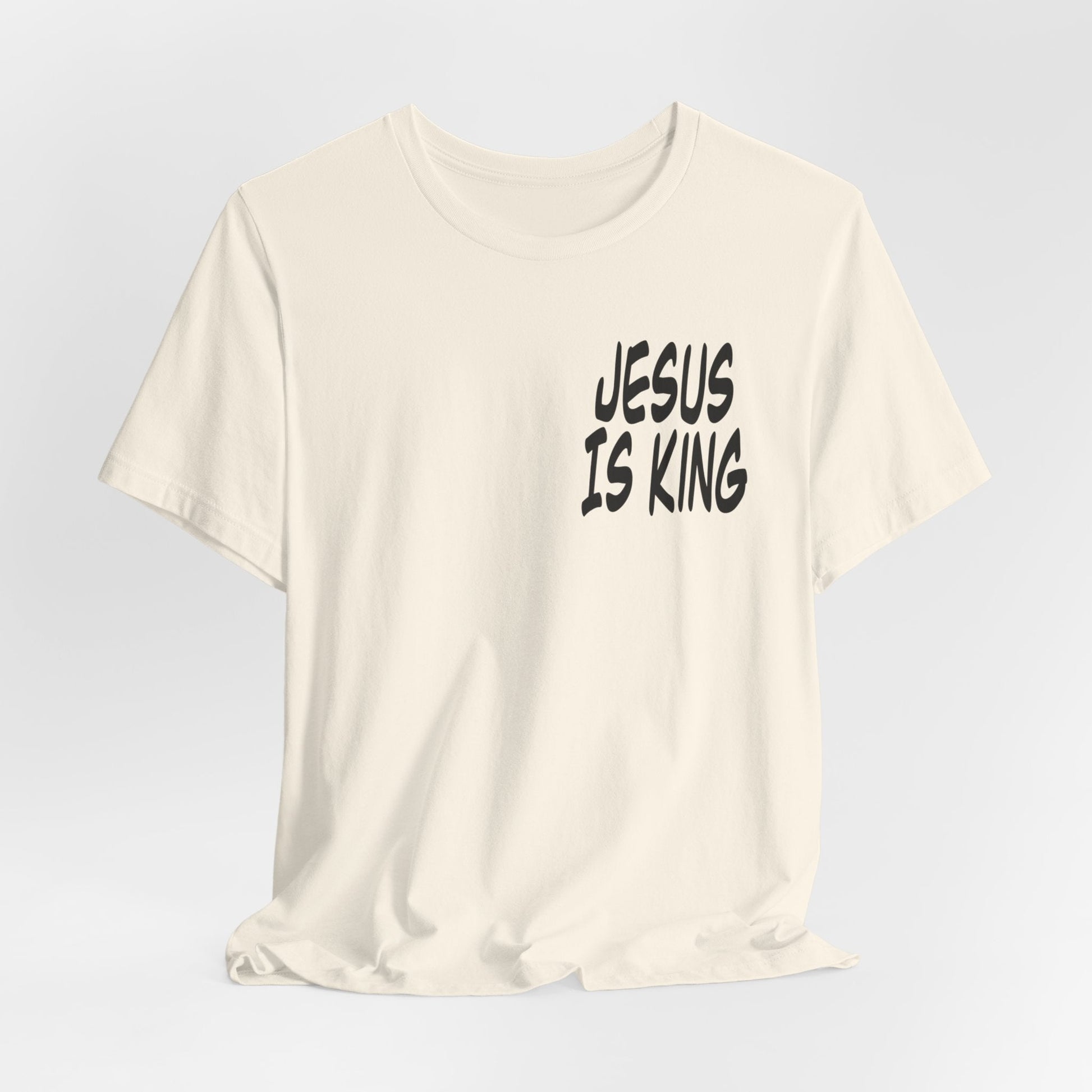 Jesus is king Short Sleeve Tee - Kingdom Culture Threads