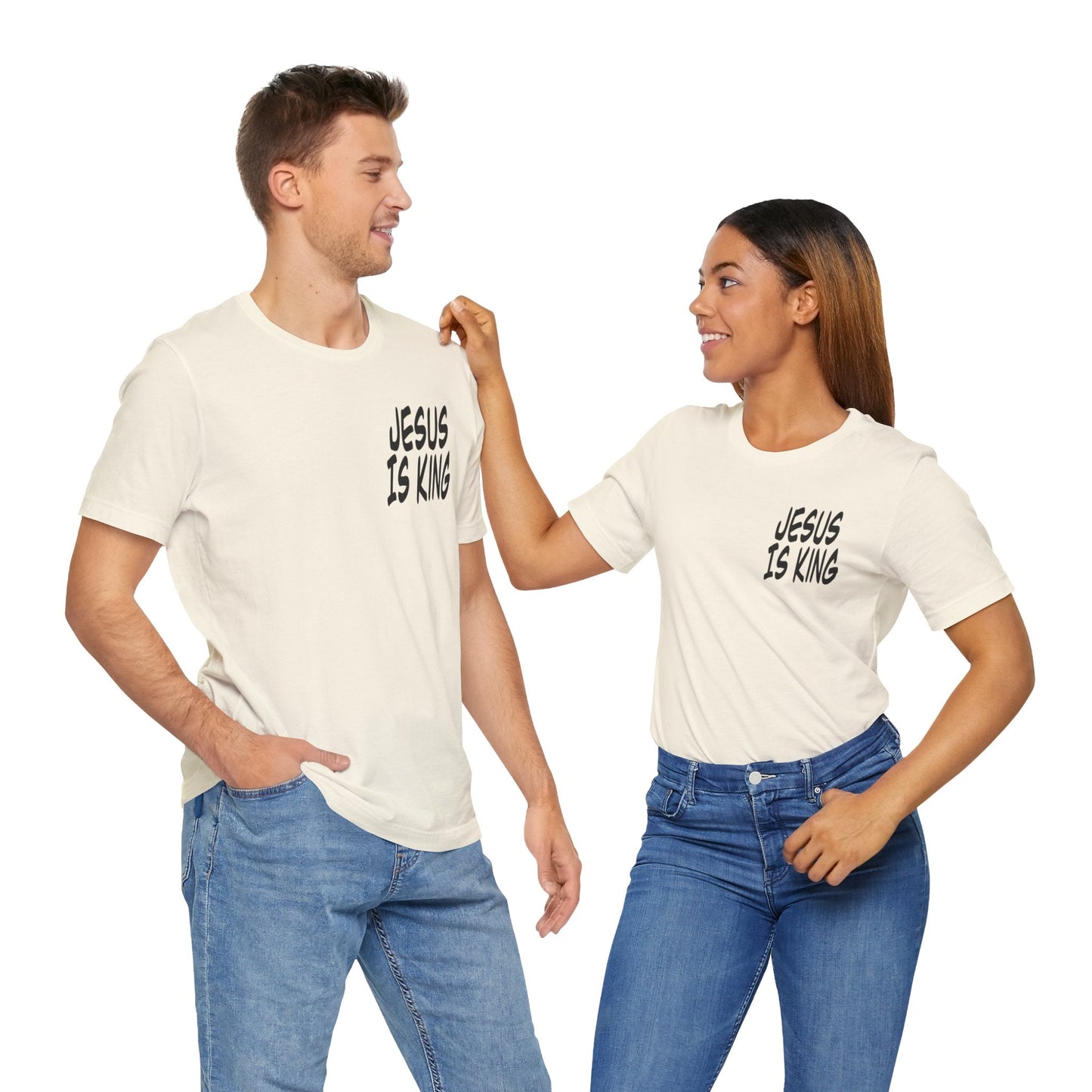 Jesus is king Short Sleeve Tee - Kingdom Culture Threads