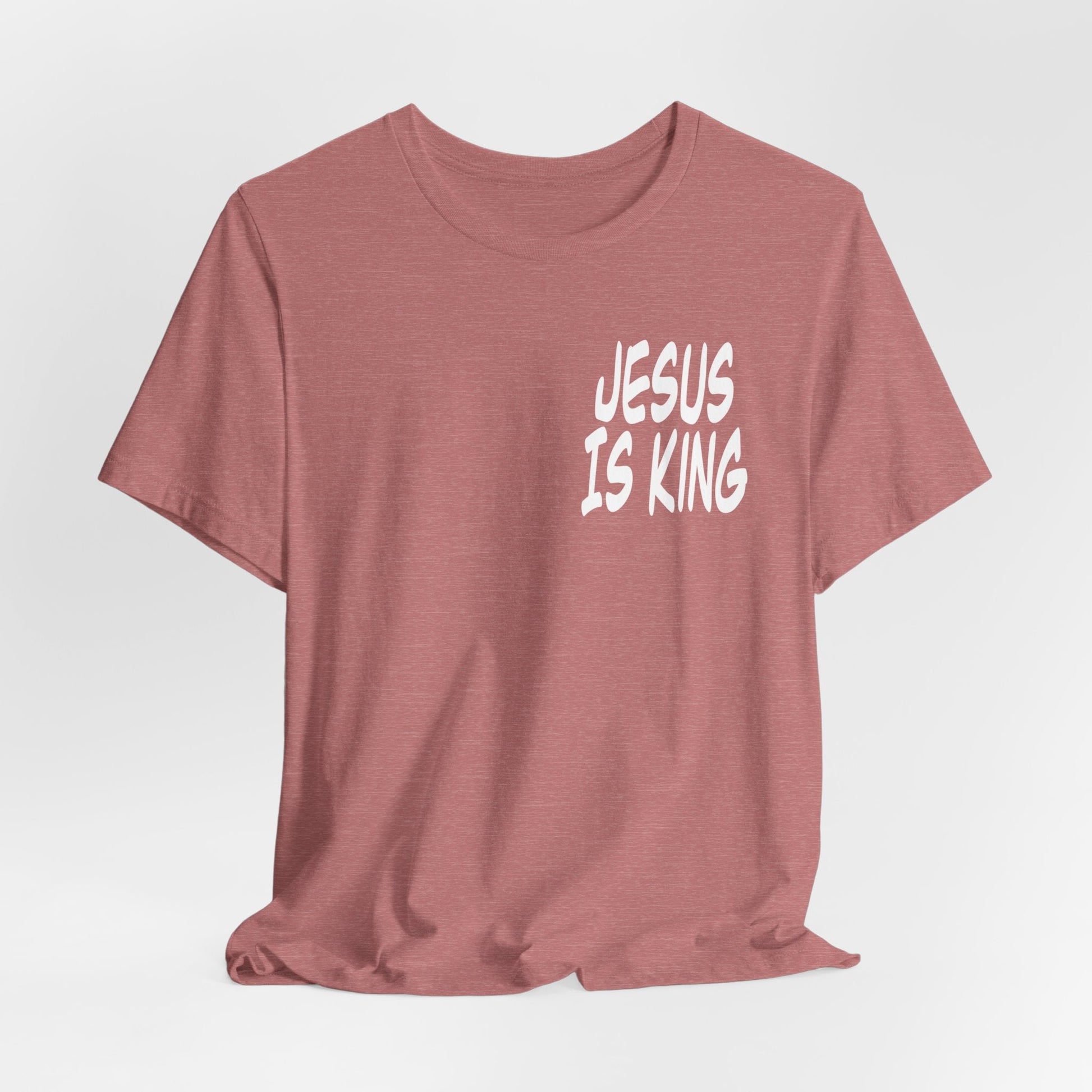 Jesus is king Short Sleeve Tee - Kingdom Culture Threads