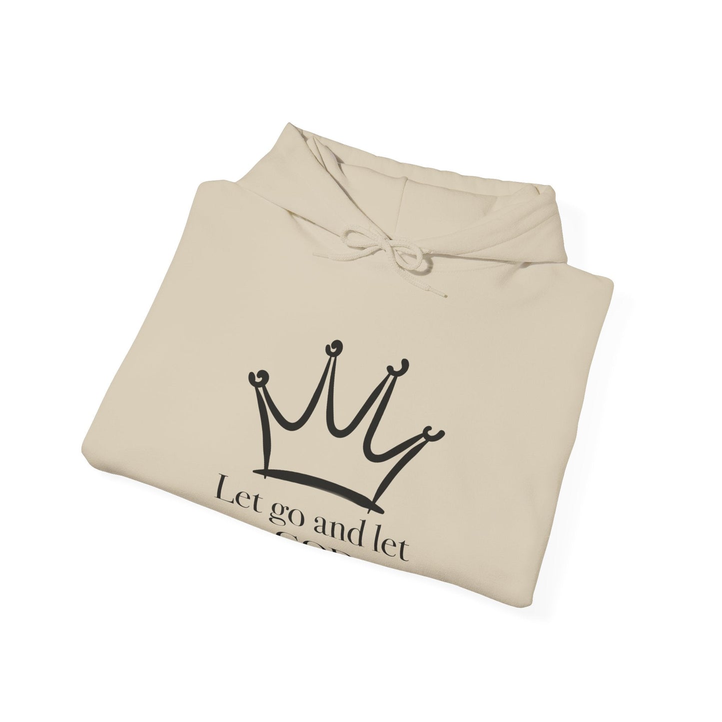 Let Go and Let God Heavy Blend™ Hooded Sweatshirt - Kingdom Culture Threads