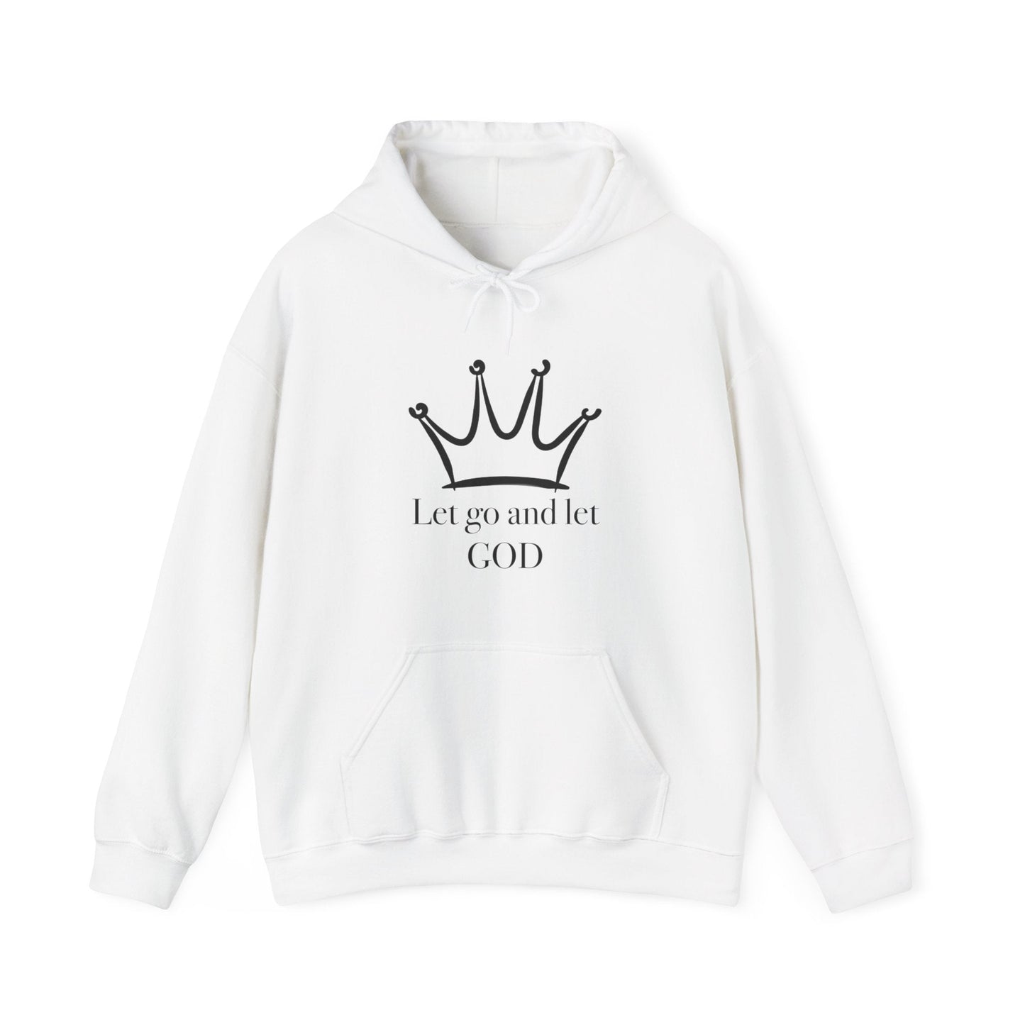 Let Go and Let God Heavy Blend™ Hooded Sweatshirt - Kingdom Culture Threads