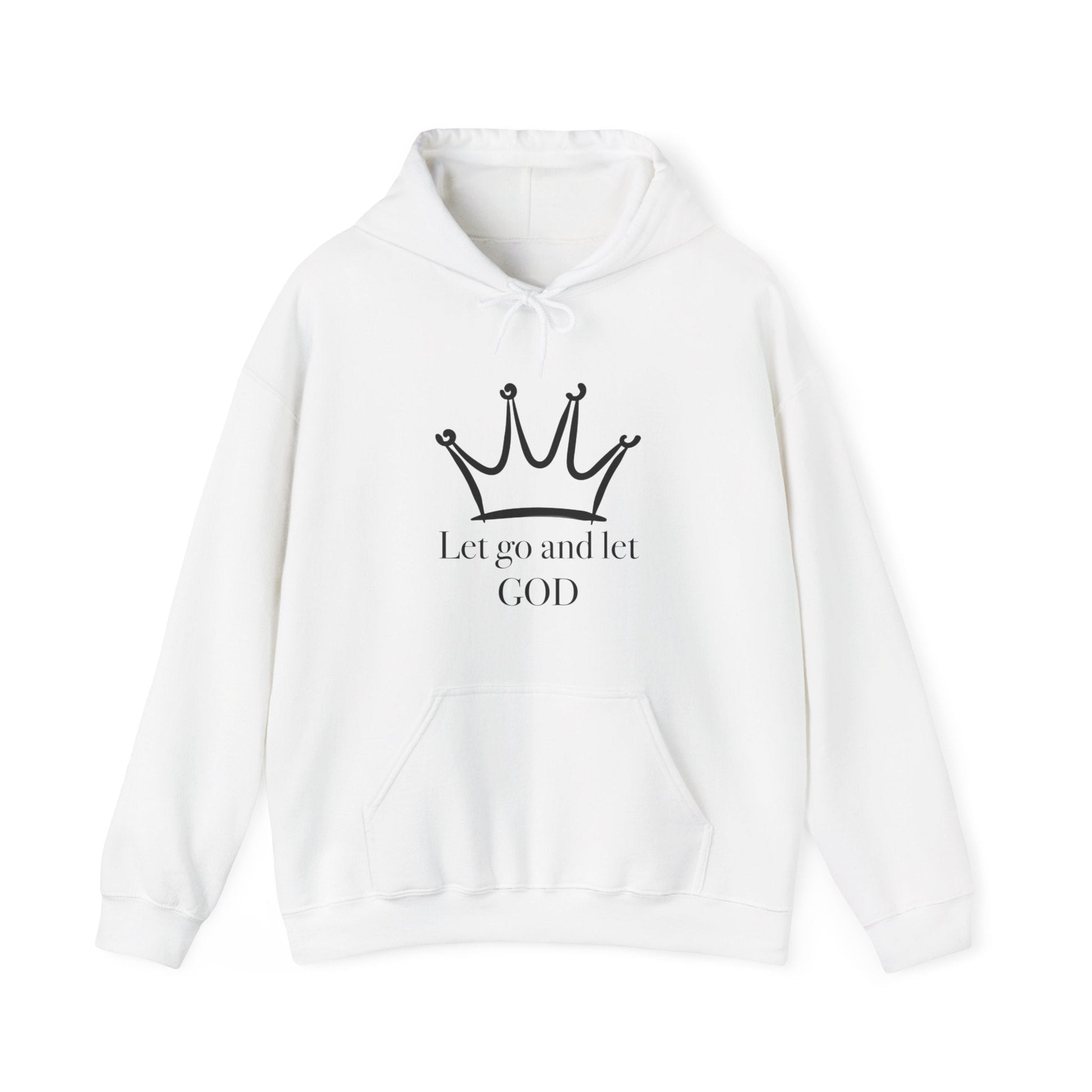 Let Go and Let God Heavy Blend™ Hooded Sweatshirt - Kingdom Culture Threads