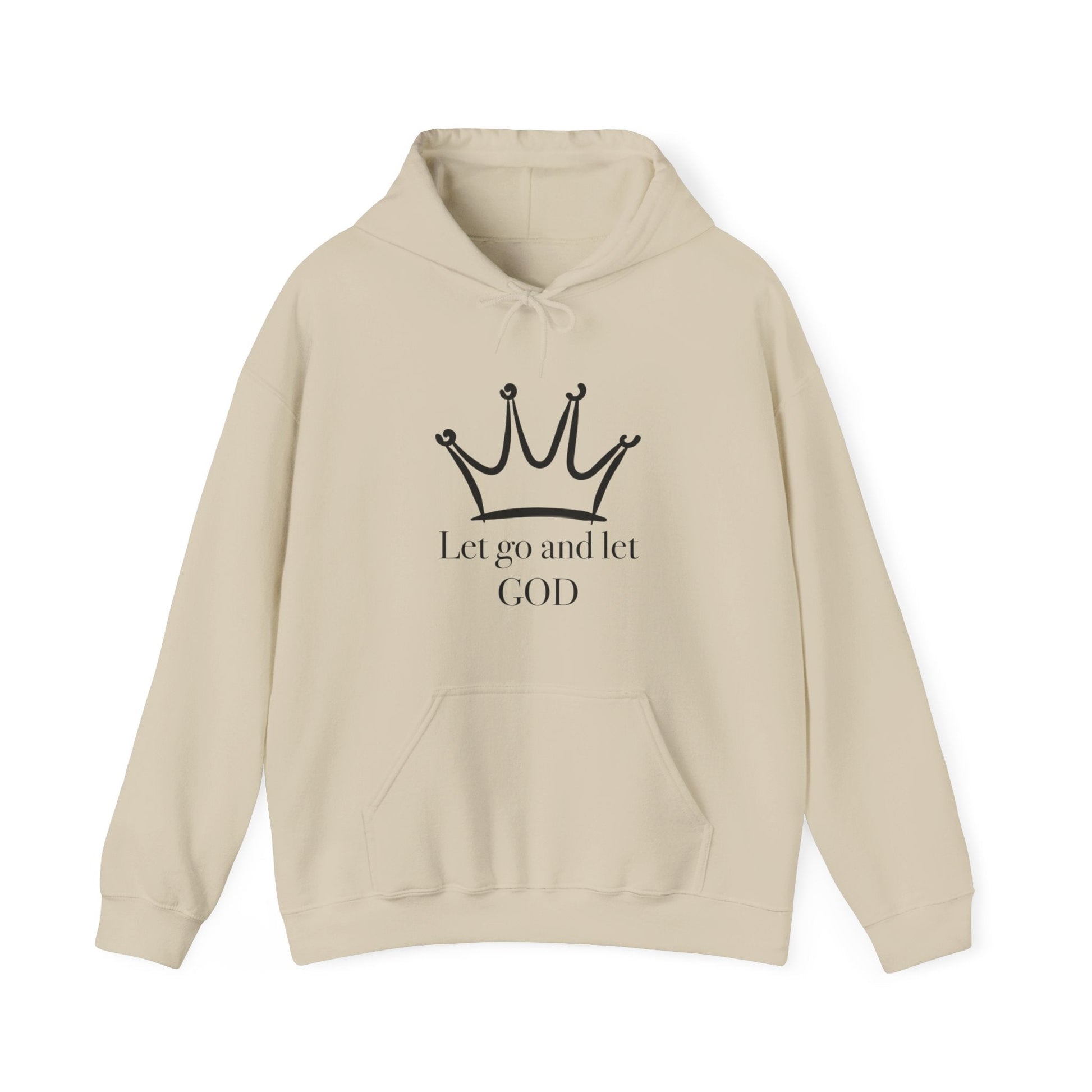 Let Go and Let God Heavy Blend™ Hooded Sweatshirt - Kingdom Culture Threads