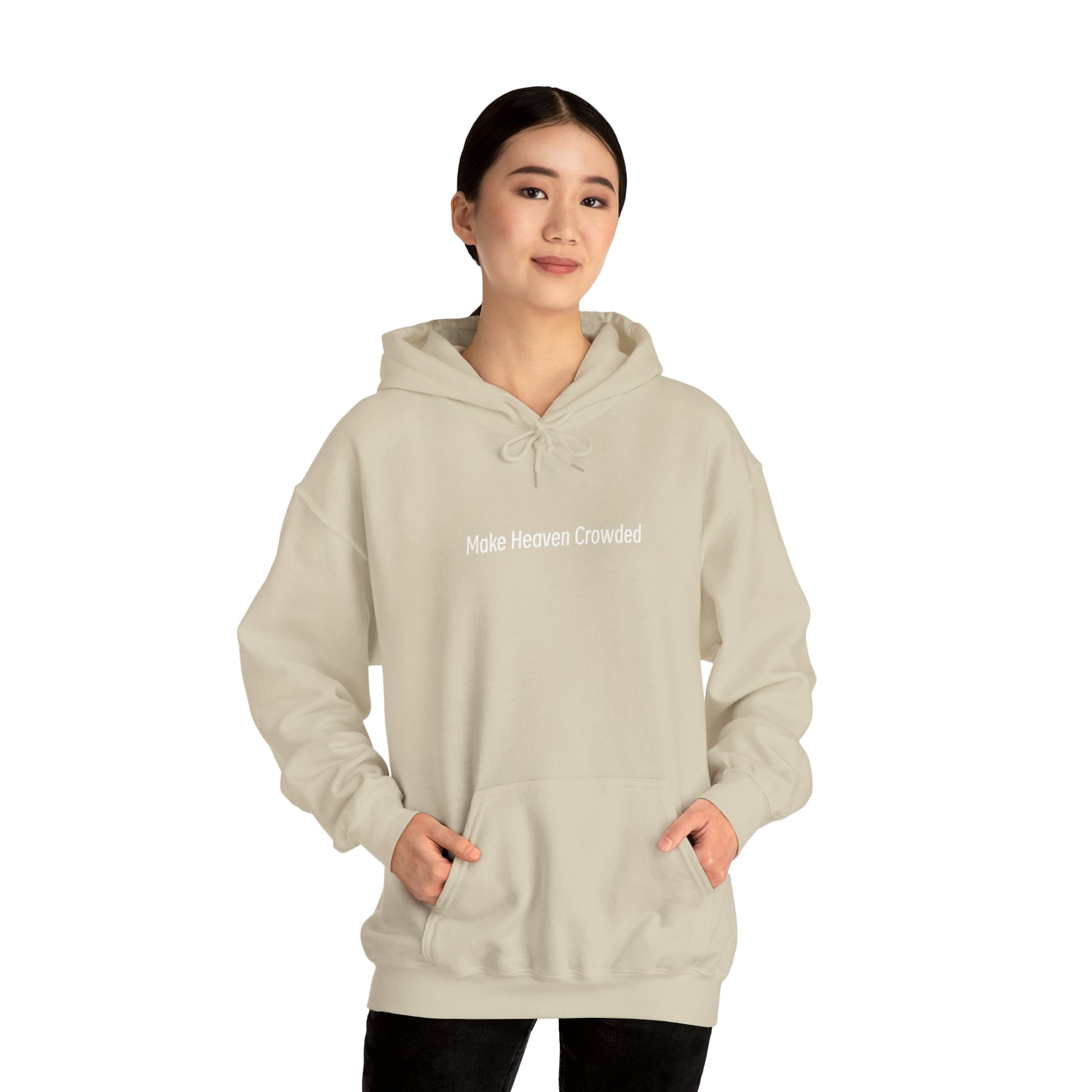 Make Heaven Crowded Heavy Blend™ Hooded Sweatshirt - Kingdom Culture Threads