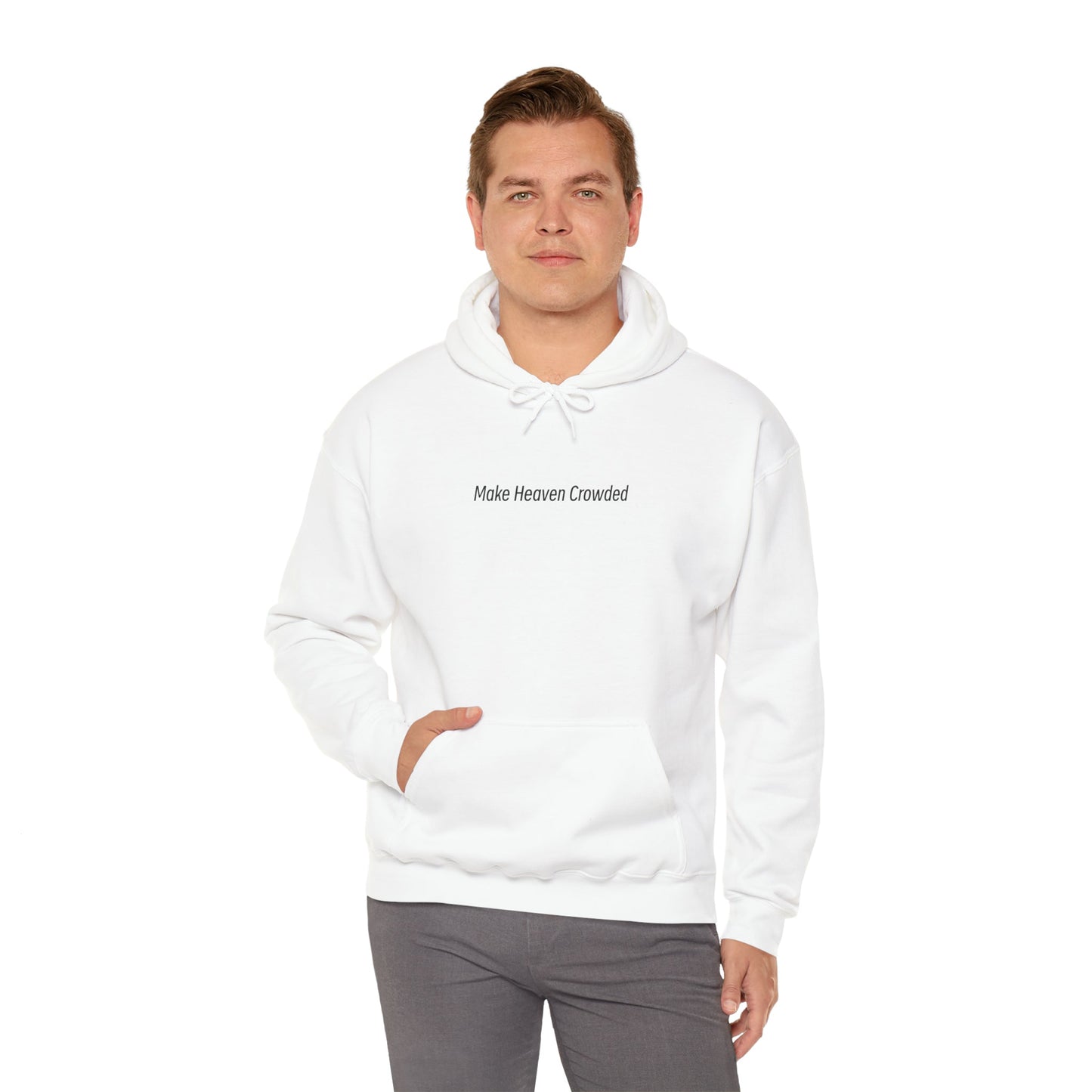 Make Heaven Crowded Heavy Blend™ Hooded Sweatshirt - Kingdom Culture Threads