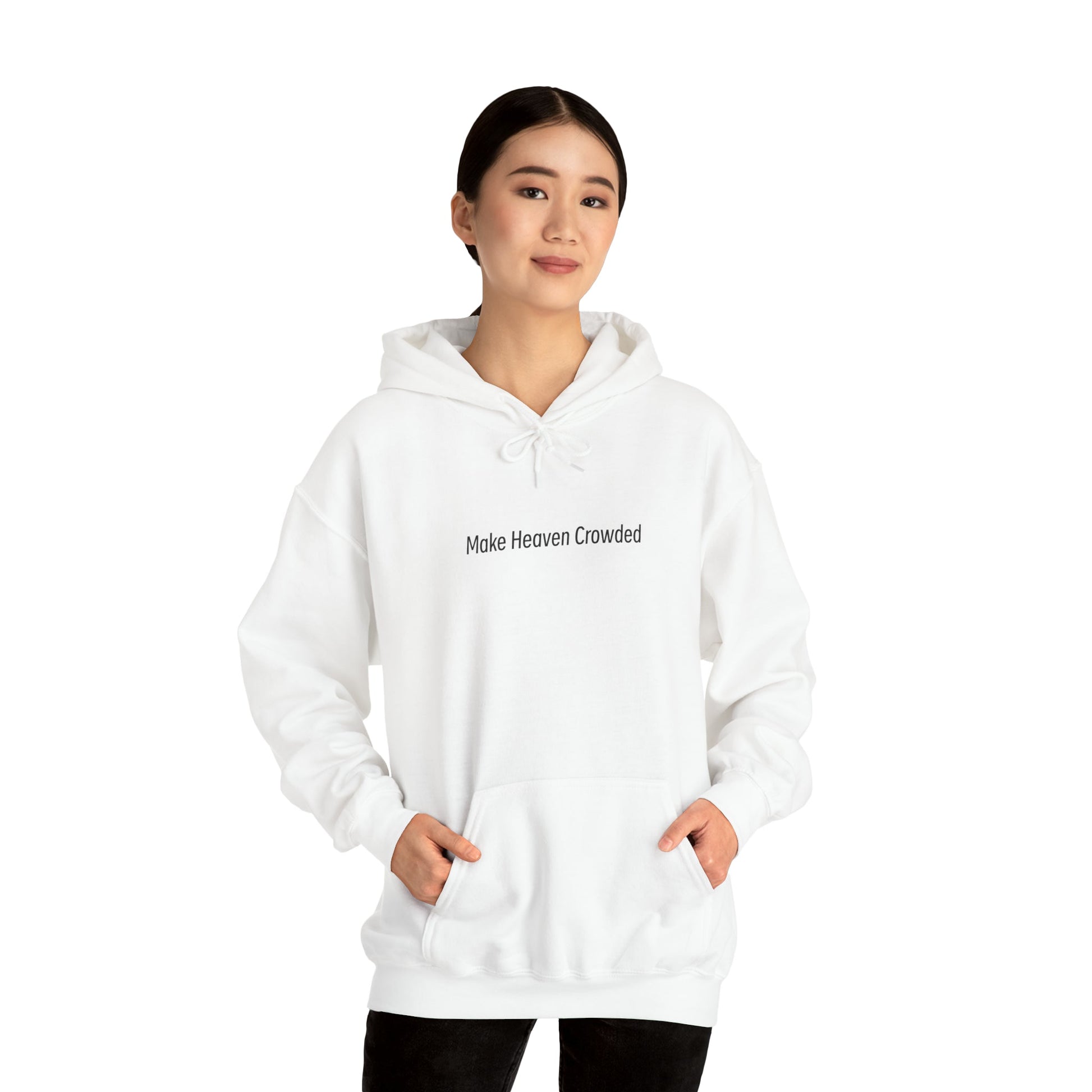 Make Heaven Crowded Heavy Blend™ Hooded Sweatshirt - Kingdom Culture Threads