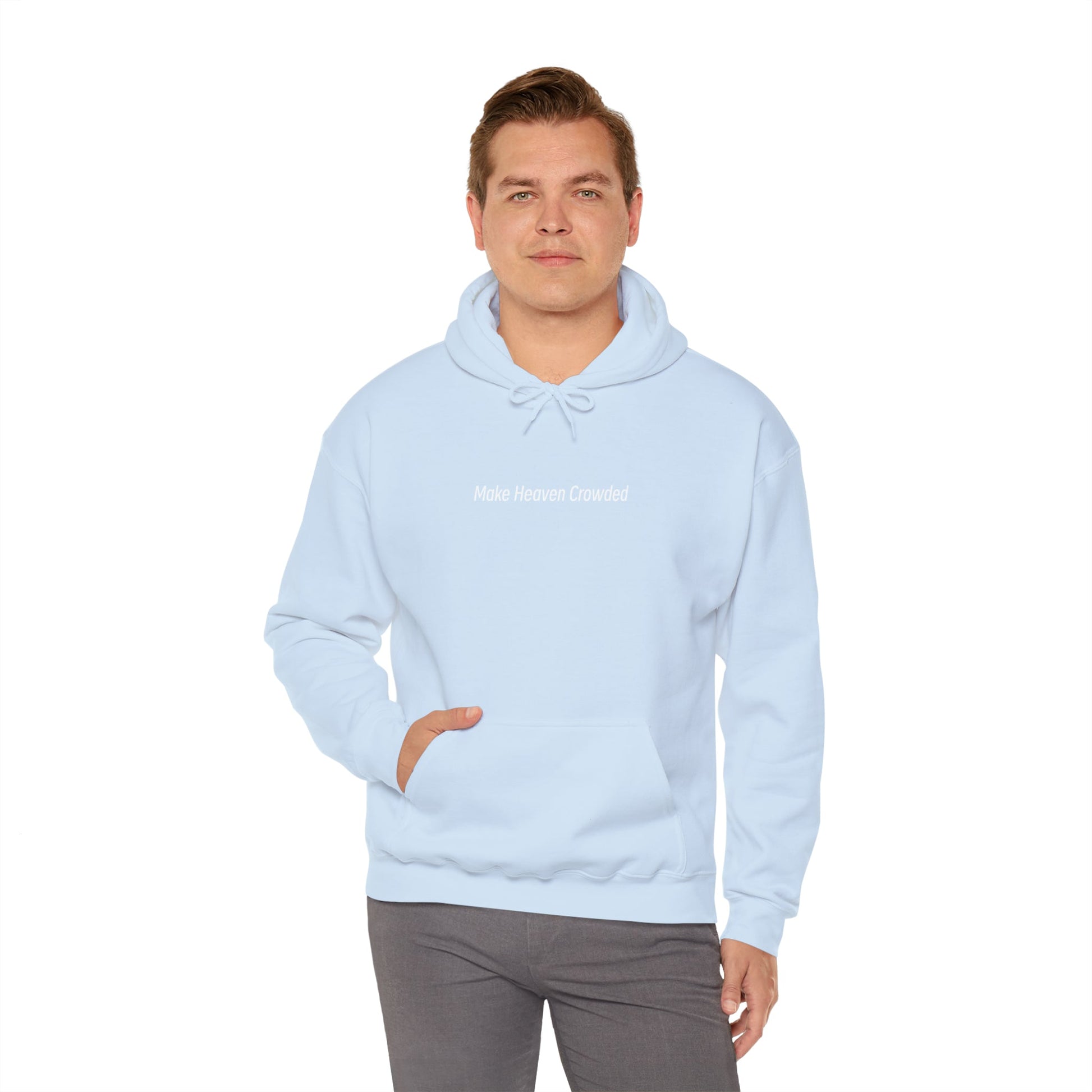 Make Heaven Crowded Heavy Blend™ Hooded Sweatshirt - Kingdom Culture Threads